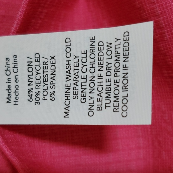 JoyLab Women's Wear 2 Ways Long Sleeve Cropped Top & Flare Leggings ~ Pink - Picture 15 of 16